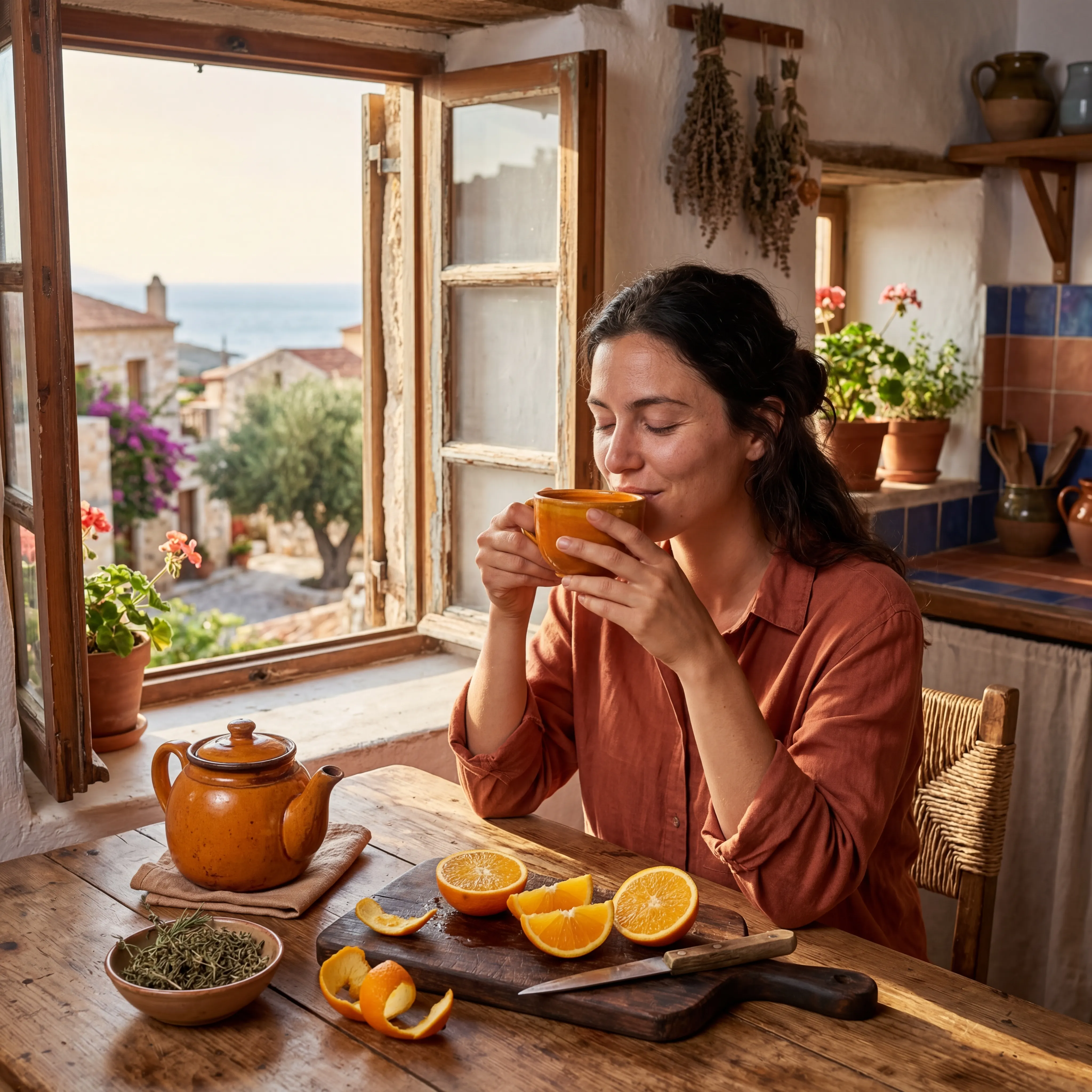 Bio Orange Tee – Bild 3