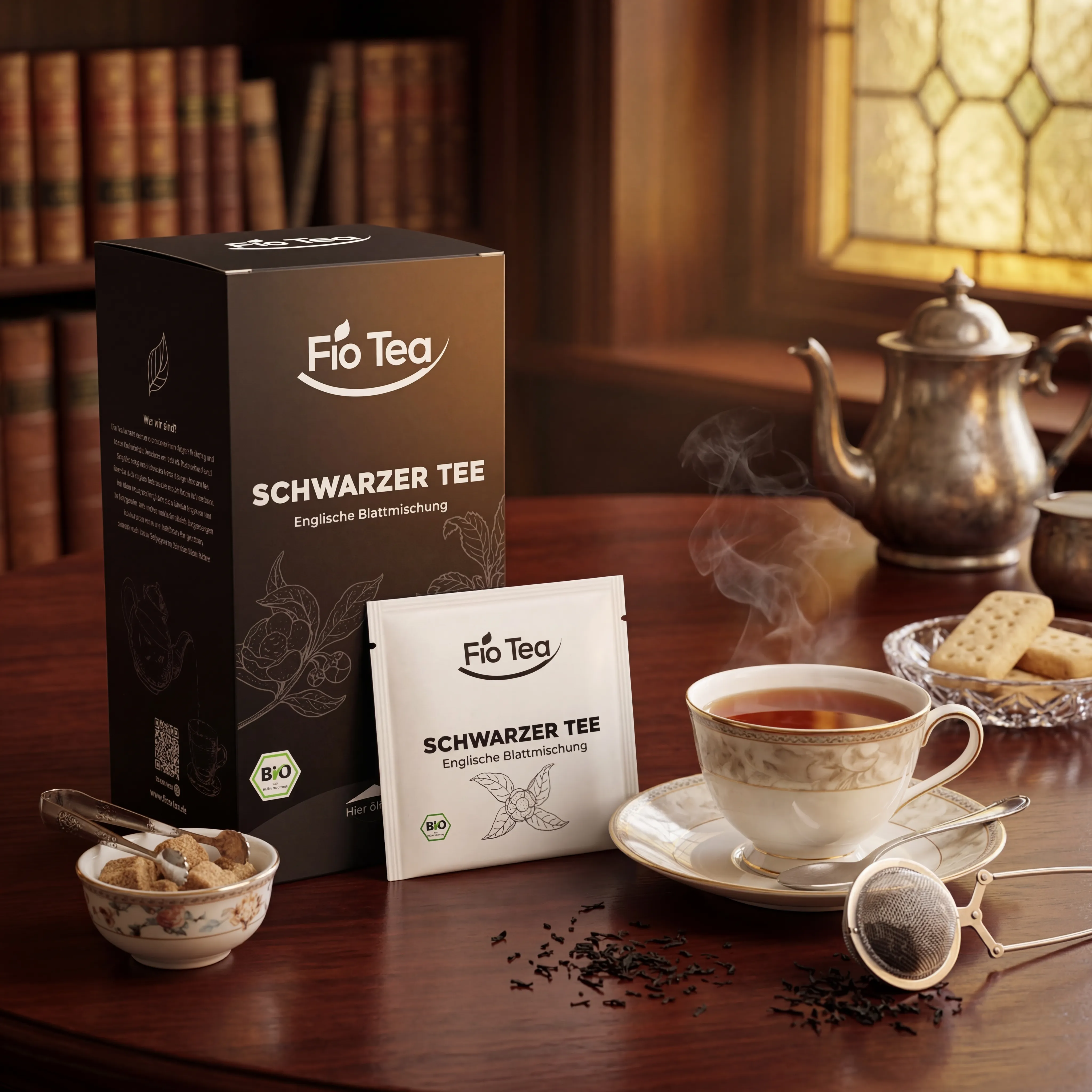 Bio Schwarzer Tee Englische Blattmischung – Bild 2