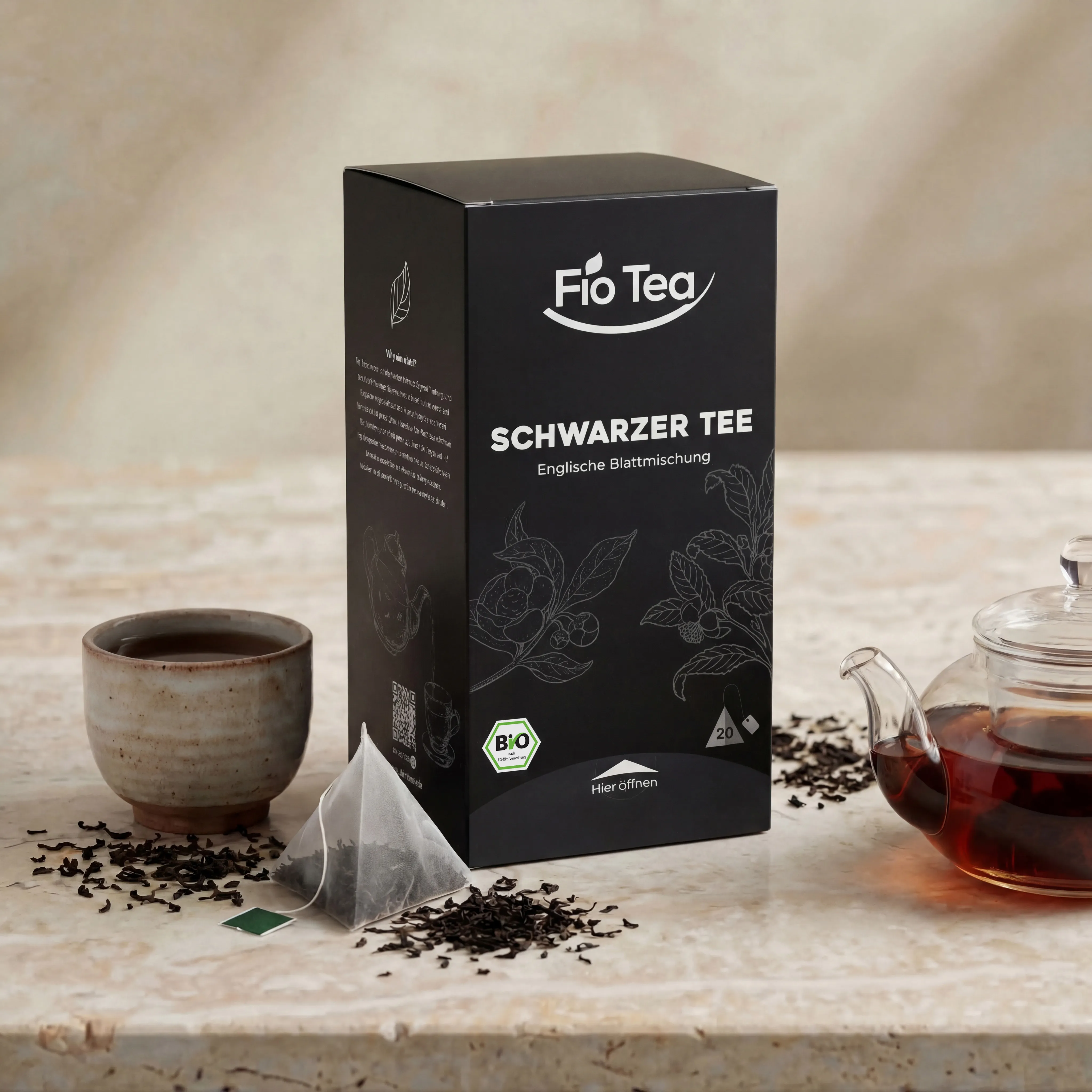 Bio Schwarzer Tee Englische Blattmischung